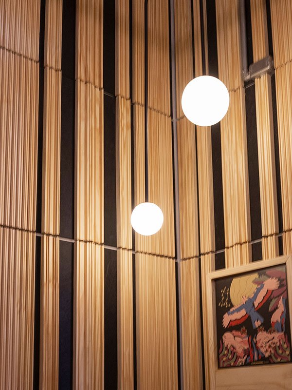Akoowall instalado como revestimiento acústico en pared